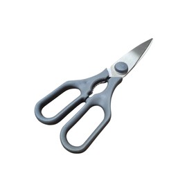 Heavy Duty Stainless Steel Scissors | Kitchen | Household | 20cm Length | Strong 2.5mm Blade (Grey)