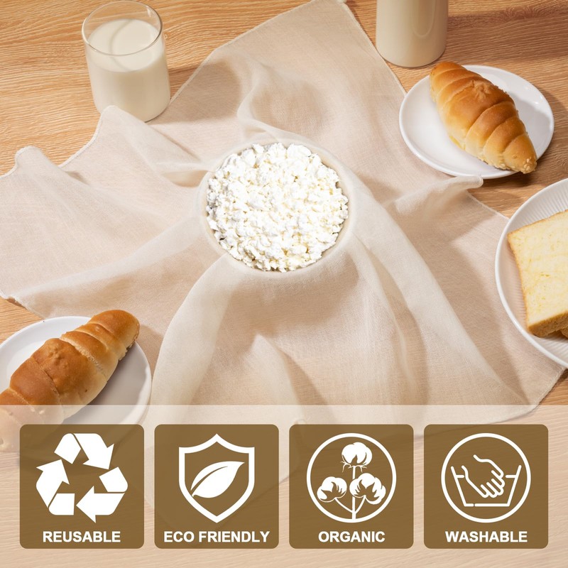 Amrules Cheese Cloths for Straining, 6PCS 20x20 Inch Grade 100