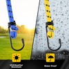 Veppak-Bungee Cords with Hooks, 16 Pack Elastic Bungee Straps Includes