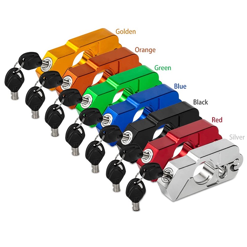 bravedog Motorcycle Lock Universal Motorcycle Handle Throttle Grip Security Lock