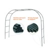 Mr.Ton Garden Arch Trellis for Climbing Plants Outdoor, Metal 7.8ft