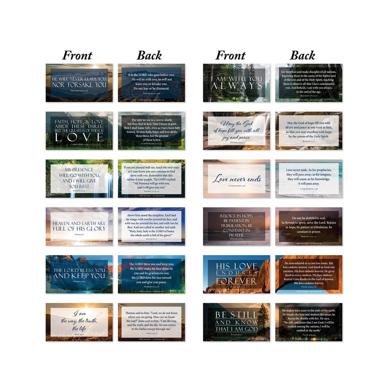 JBH Creations Share a Verse Bible Cards with Full Scripture