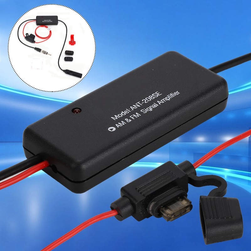 AM FM Radio Antenna Amplifier with Magnetic Ring and Strong