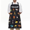 FUSTMW Animal Alphabet Apron Animal Print Apron Gift for Animal