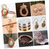 LALAFINA 3rolls Jewelry Wire Copper Beading String Each Silver Gold