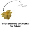 Gardena Tee Reducer Hose Connector for Junction Tee for Connecting