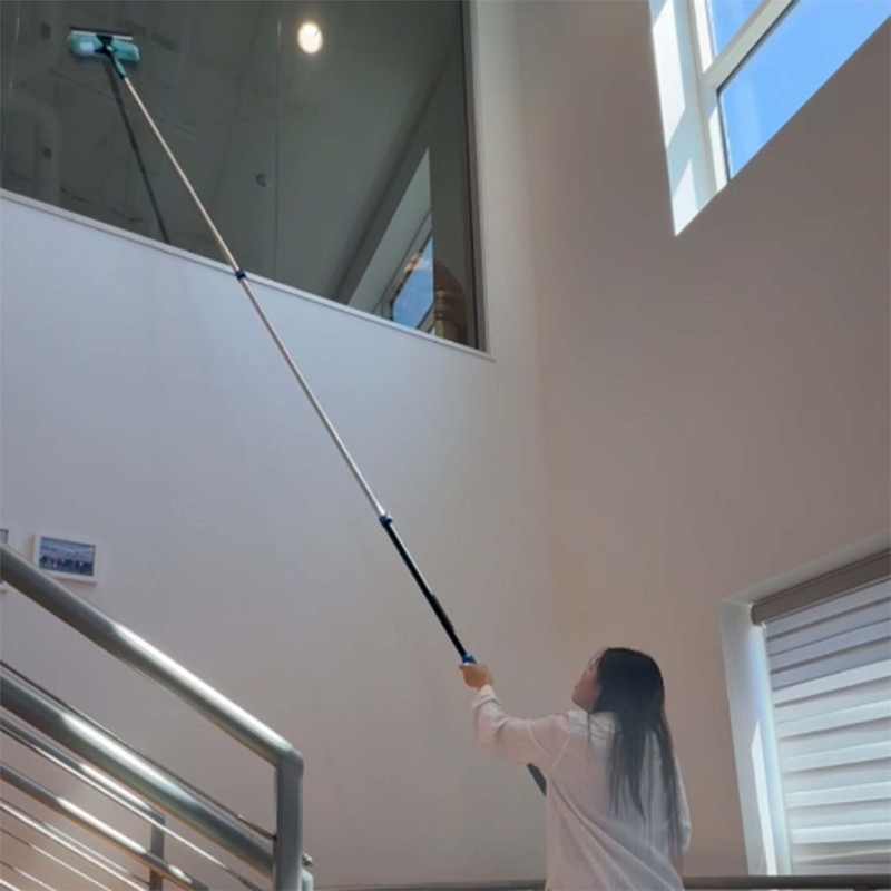 CXU 90° Foldable Baseboard Wall Cleaner Mop, Cobweb Duster, Window