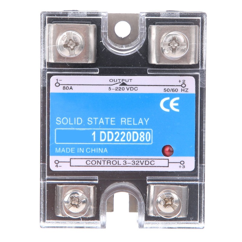 Solid State Relay DC DC SSR Input 3-32VDC Load 5-220VDC