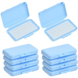 Vesaneae 10 Boxes Orthodontic Wax for Braces, 50 Strips of Dental Wax, Braces Wax, Pre-Cut Orthodontics Wax to Relieve Irritation Pain, Mint Flavour