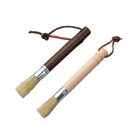 2PCS Coffee Grinder Cleaning Brush, Espresso Equipment Dusting and Maintenance Brushes, Coffee Powder Bean Grain Cleaner, BBQ Brushes, Bristle Brush, Coffee Machine Accessories,Bristles Pastry Brush