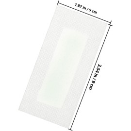 Alipis 72 piezas Bandas de Cera Depilatoria para Rostro con Aceite Calmante para Piel Sensible Rápida y Eliminación de Facial Casa Tiras Predepiladas Listas para Usar