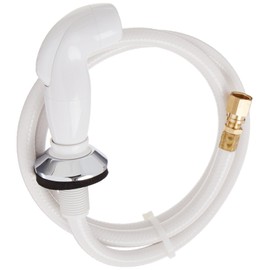 MOEN 100107W Protege White Plastic Side Spray, Universal Replacement, Glacier