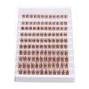outopen Brown Lashes Clusters 140Pcs Natural Look False Eyelashes Extensions