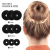 Juego de 9 piezas de donas para hacer moños de