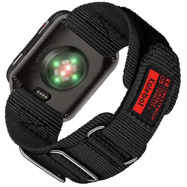 LYSANDRA Compatible with Garmin Venu X1 Bands, Nylon Sports Strap