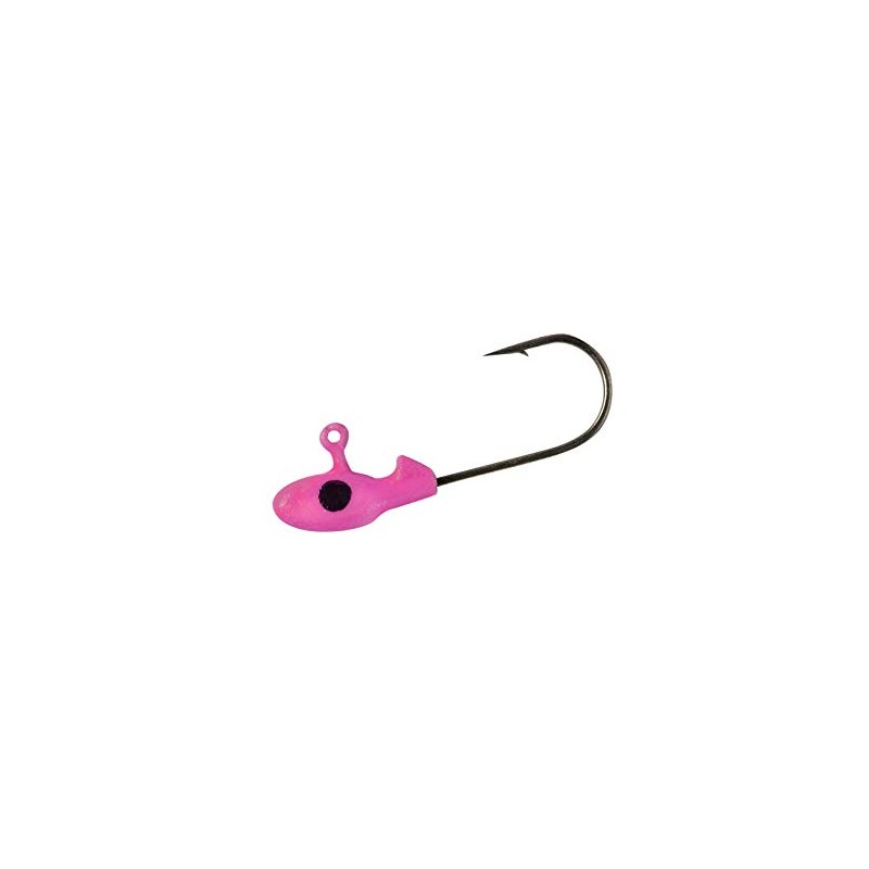 Crappie Pro Mo' Glo Glow-in-The-Dark Jig Heads for Soft Plastic