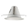 NICOR Lighting 6 inch White Airtight Recessed Cone Baffle Trim,