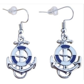 Anchor Earrings Anchor Charm Jewelry Nautical Anchor Jewelry Navy Sailor Nautical Gift