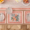 furn. Anemone Peaches Indoor/Outdoor Table Runner - Multi - 180