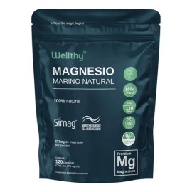 Magnesio Marino Natural Simag 120 Capsulas Wellthy Sabor 120 Caps