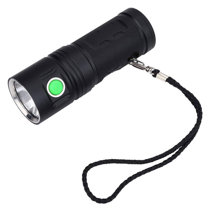 Ultra Light Portable Waterproof Rechargeable LED Flashlight Mini Torch with