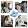 Lunyloer Inflatable Neck Pillow, Travel Neck Pillow, Travel Pillow, Aeroplane