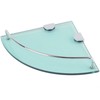 Aurora Tempered Glass Bathroom Shelf - Premium Value for Everyday Joy Corner Shelf 10ea