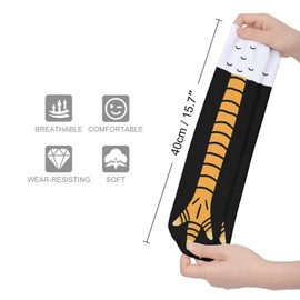 Mens Funny Socks for Boys Girls Novelty Socks for Men Crazy Socks for Men, Chicken Legs Feet Novelty Crazy Design Cotton Socks Gift for Golfing, Hunting, Camping, Hiking