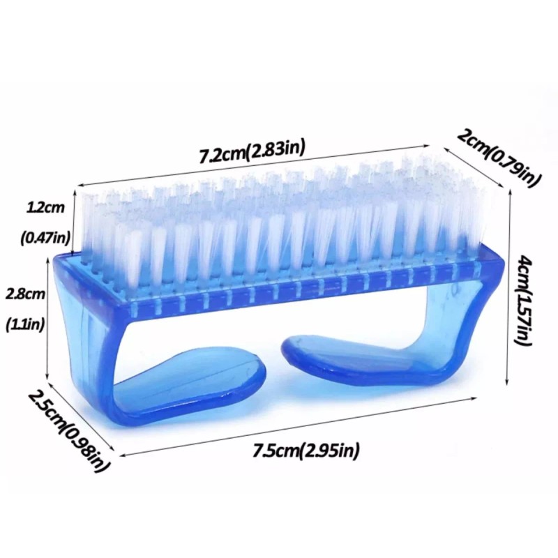 Xiaoya 4 Cepillos Para Manicure Elimina Residuos Esmalte Pedicure