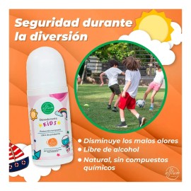 Desodorante Roll On Allium Axilas Libre Aluminio Sin Aroma Pack 2u