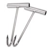 LGEGE Set di 2 Ganci per Macelleria in Acciaio Inox