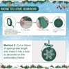 6 Sets Christmas Embroidery kit for Beginners, Retro Green Christmas