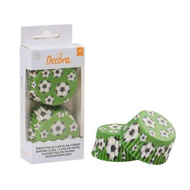 Decora 0339845 Paper Cups Football 50 x 32 mm Pack of 36 Paper