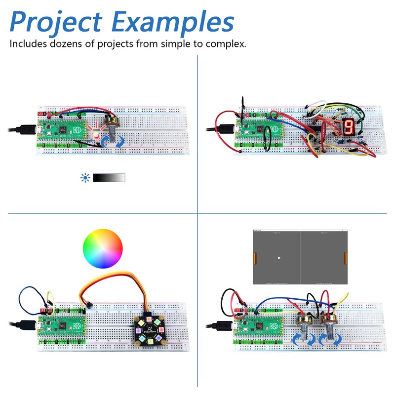 Freenove Super Starter Kit for Raspberry Pi Pico 1 2