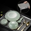 Reginsnow Stainless Steel Drain Tray, Cup & Dish Drying Rack,
