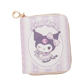 FEIFEI'S BOW Kids Girls Women Wallet Cute Trifold Wallet with Coin Purse Card Slots with Zip Pockets Gifts PU Leather (Kuro)