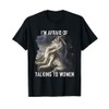 Sitting Wolf Literally Me Werewolf Ripping Meme Alpha Wolf T-Shirt