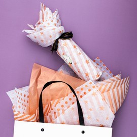 MR FIVE - 60 hojas de papel de seda a granel, 20 x 28 pulgadas, para bolsas de regalo, bricolaje y manualidades, papel de regalo para graduación, cumpleaños, decoración para festividades, color oro rosa