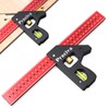 Combination Square, Preciva Carpenter Marking Gauge 45/90 Degrees with Bubble