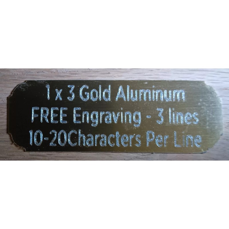 Unbranded/Generic 1"x3" RED NAME PLATE ART-TROPHIES-G