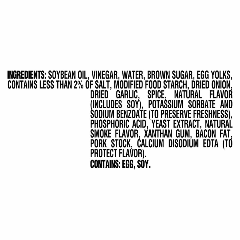 Kraft Smoky Hickory Bacon Flavored Aioli, 12 fl oz Bottle