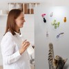 Nuvretk 2PCS Mini Glass Cat Whisker Vase - Fridge Magnet