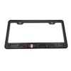 1Pc Camaro 3D Emblem Black Stainless License Plate Frame Rust