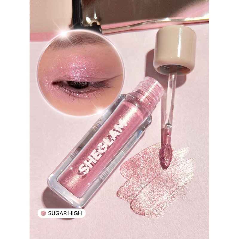 SHEGLAM Airglow Eye Tint 16 Hours Long-Lasting Liquid Eyeshadow Shimmer