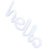 LED Neon Sign Hello Letters Neon Light Wall Decor for