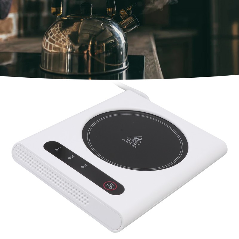 Mug Warmer 3 Level Temperature Adjustment High Temperature Resistant Desktop