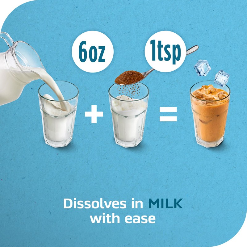 NESCAFÉ Ice Roast, Instant Iced Coffee, 2 Jars (6 Oz