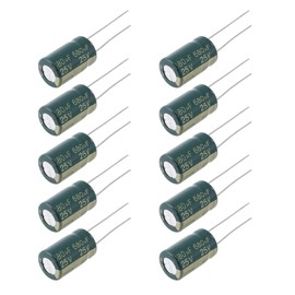 Be In Your Mind 30PCS 680uF 25V Radial Electrolytic Capacitor 17 x 10mm Compatible with Electronics Computer Motherboard TV Digital Camera