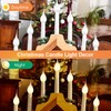 Meonum 12 Pcs Silicone Dipped Candle Light Bulbs, LED Silicone