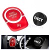 Aluminum Engine Start Stop & Eject Cigarette Lighter Button Trim